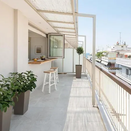 Lavish Unique Penthouse Next To The Seafront Lejlighed Thessaloníki
